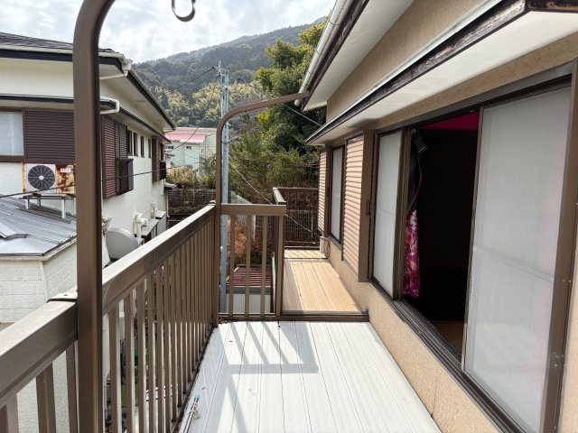 東伊豆町　白田のバルコニー