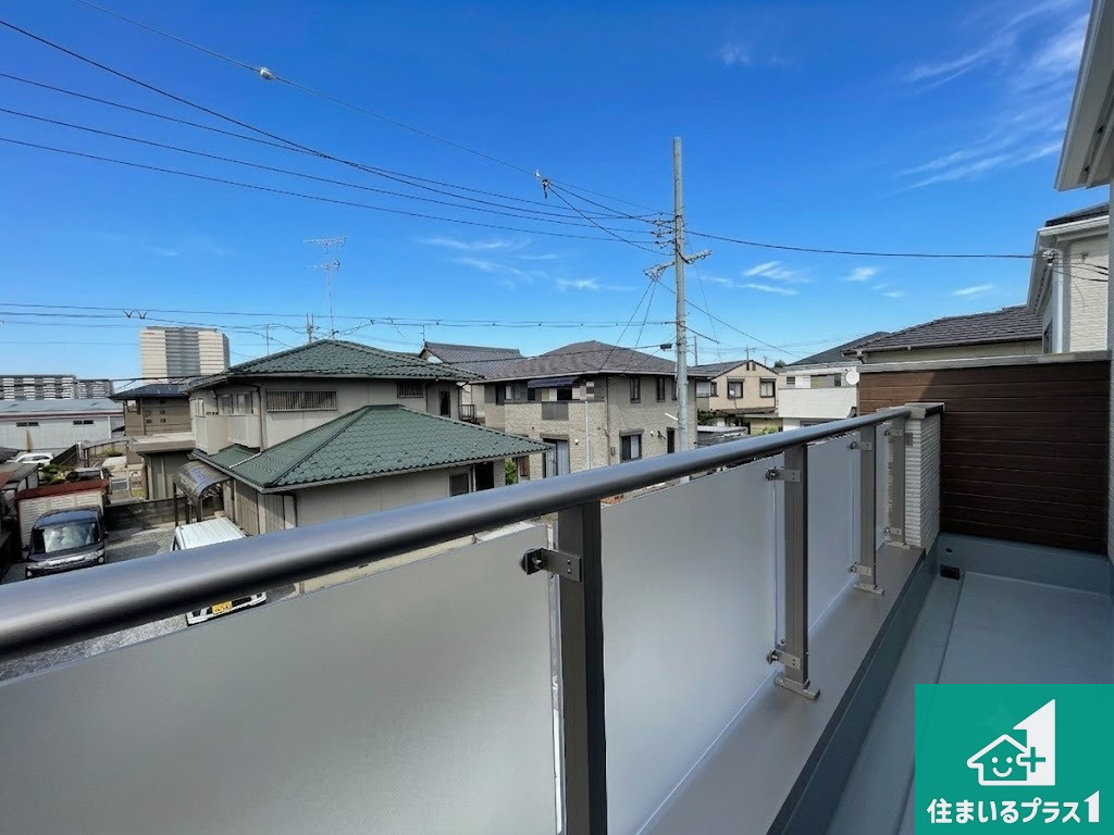 ★守山市岡町　第1期　新築一戸建てのバルコニー|日当たりのよいバルコニー！お部屋が開放的に！