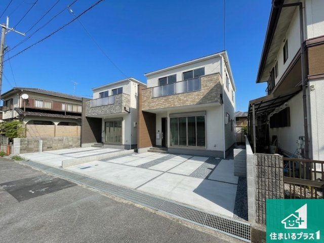 ★守山市岡町　第1期　新築一戸建ての外観|安心の10年保証！外観を美しく保ち、雨水で汚れを落とします！気になることがありましたら、お気軽にお問い合わせください！