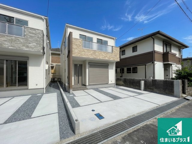 ★守山市岡町　第1期　新築一戸建ての外観|安心の10年保証！外観を美しく保ち、雨水で汚れを落とします！気になることがありましたら、お気軽にお問い合わせください！
