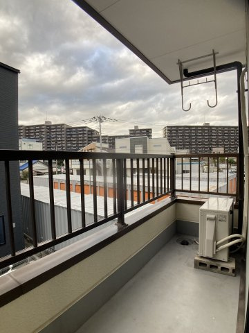 マンションさくらIIのバルコニー