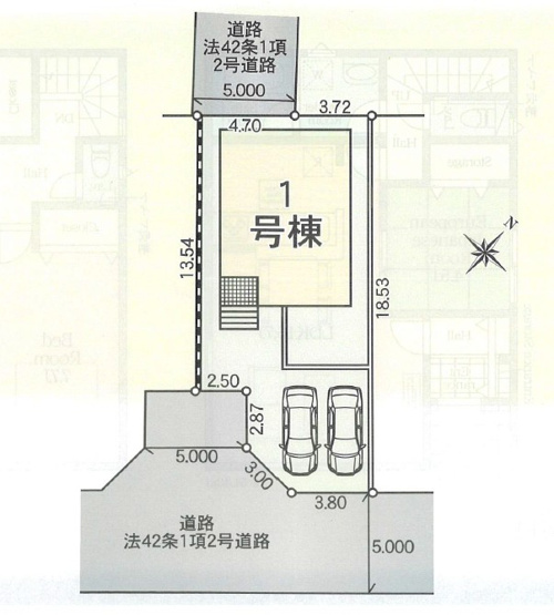 【区画図】 | 大井町金子　新築戸建て　御殿場線「相模金子駅」徒歩11分