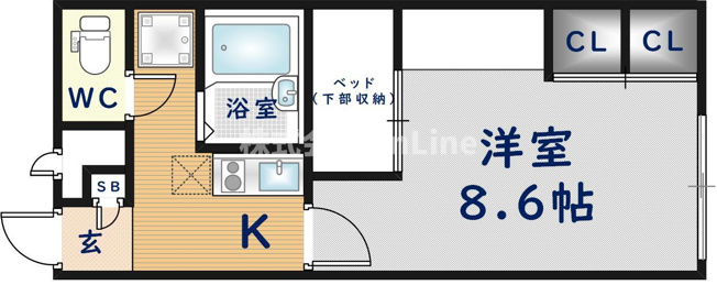 【間取り】 | レオパレスリブラン