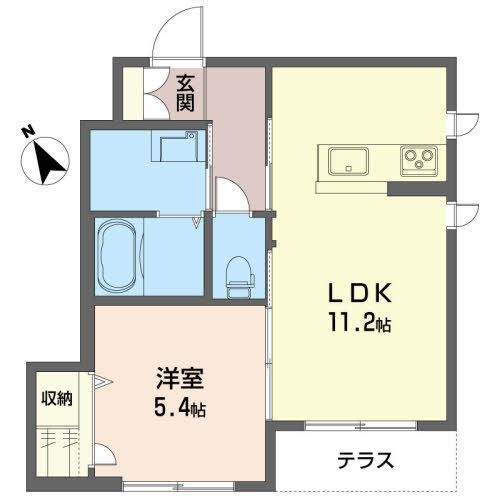 シャーメゾンフェスタの間取り