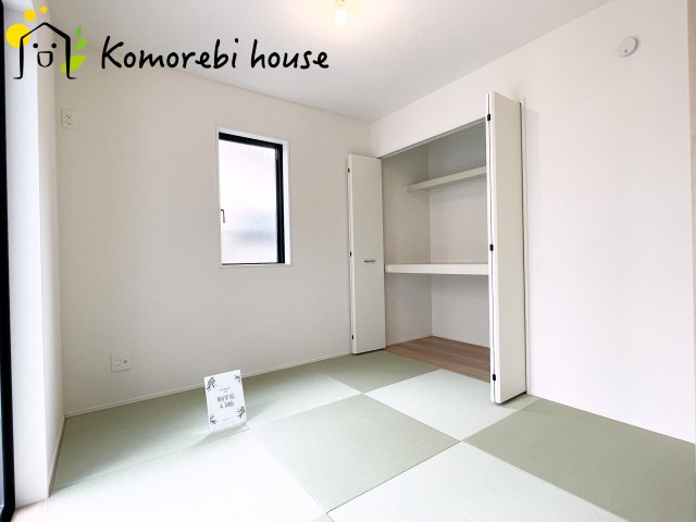 北本市東間　4期　新築一戸建て　グラファーレ　05の和室|フローリングだけでなく、和室もあります