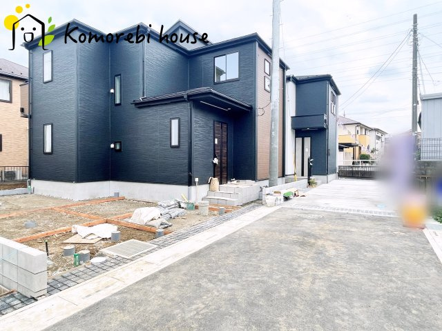 北本市東間　4期　新築一戸建て　グラファーレ　05の前面道路含む現地写真|前面道路含む現地写真です