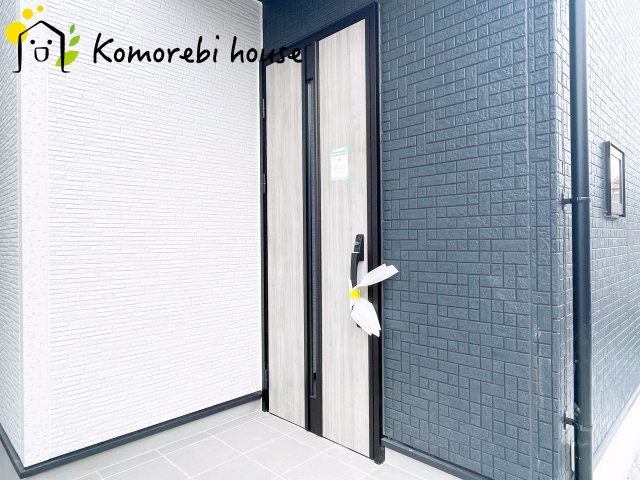 北本市東間　4期　新築一戸建て　グラファーレ　05の玄関|シンプルで使いやすい玄関です