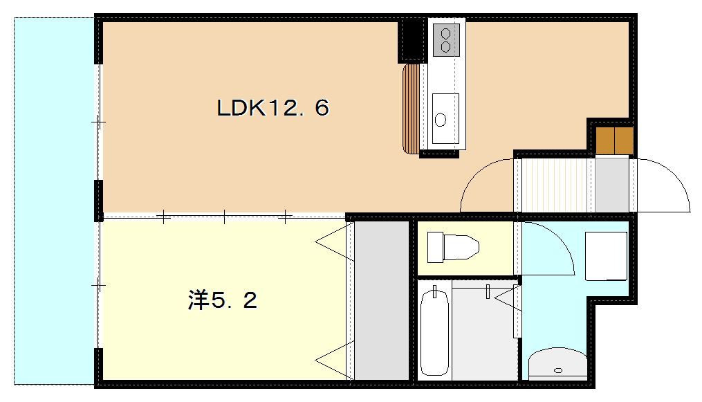 ガーデンさくらの間取り