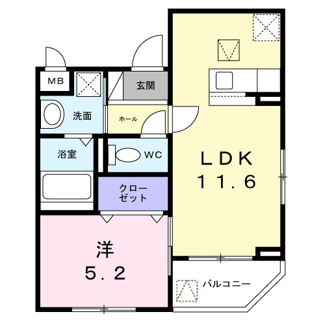 【間取り】 | ソレイユ八条春日