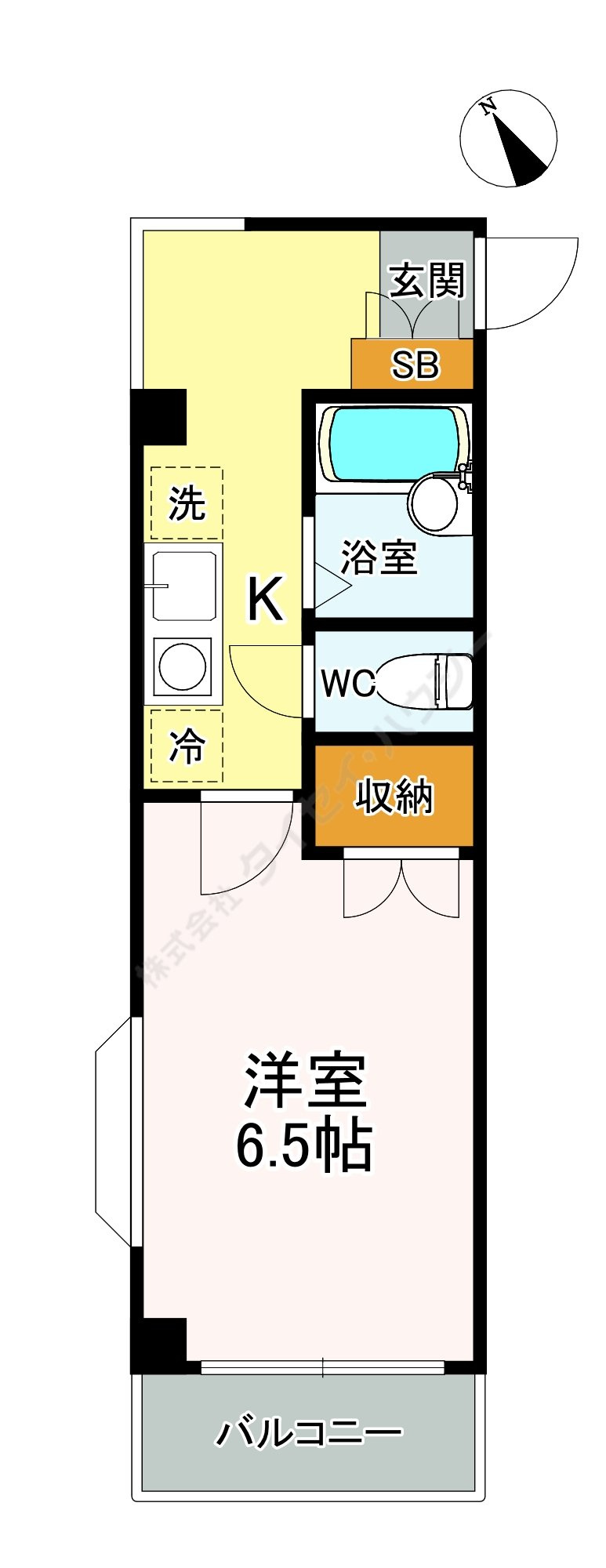 クーノス片倉の間取り