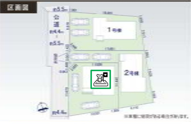 【区画図】 | 前橋市北代田町　新築住宅 | 日常のお買い物に困らない住環境が魅力♪