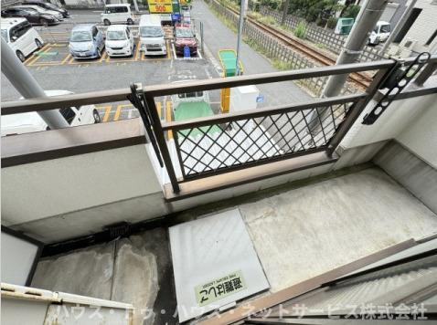 ラフィーヌ・池田５番館のバルコニー