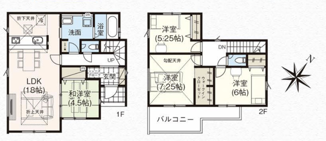 【間取り】 | 北本市東間4期　新築戸建　全5棟　1号棟