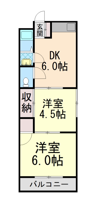 東峰レジデンスの間取り