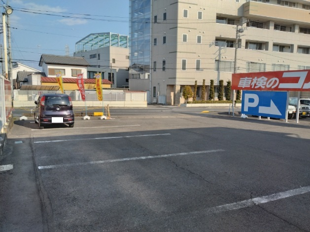 宇都宮市東町　倉庫の駐車場