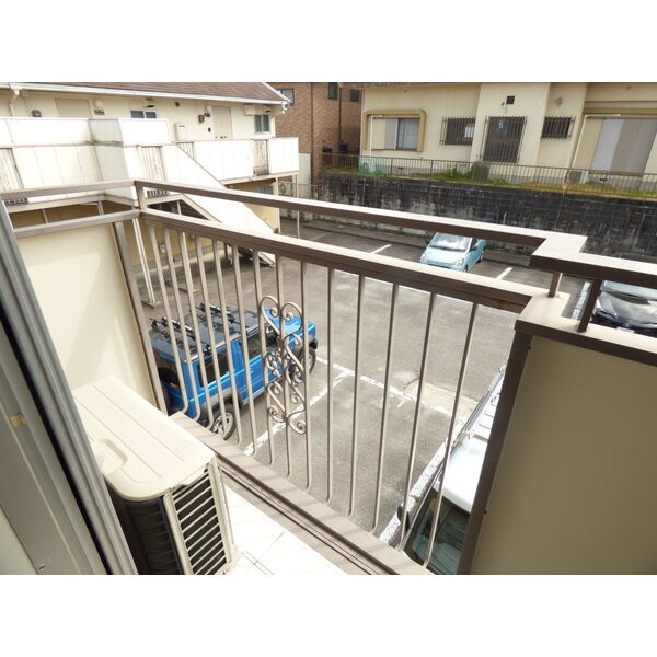 タウニィ山本Ｂのバルコニー