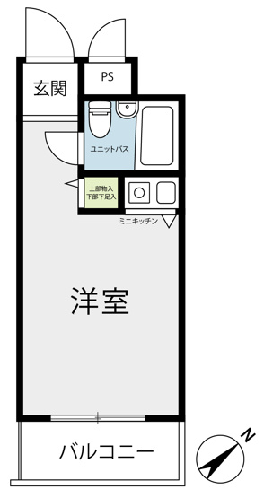 【間取り】 | 日興パレス池袋PARTⅡ