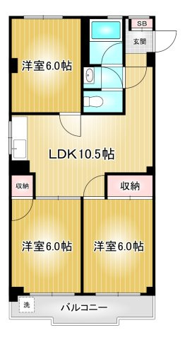 浅井レジデンス|名古屋市の賃貸ならMy賃貸の間取り|浅井レジデンス