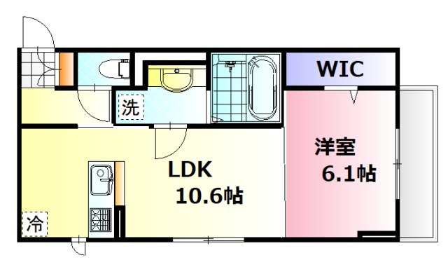【間取り】 | D-ROOM宇品西