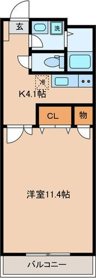 浄水STマンションの間取り