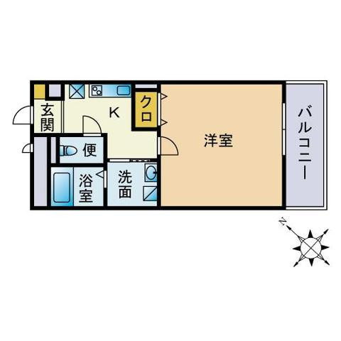 アムール唐原の間取り