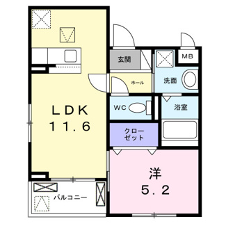 【間取り】 | ソレイユ八条春日