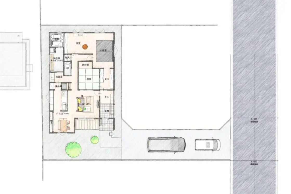 下野市薬師寺　新築戸建16の区画図