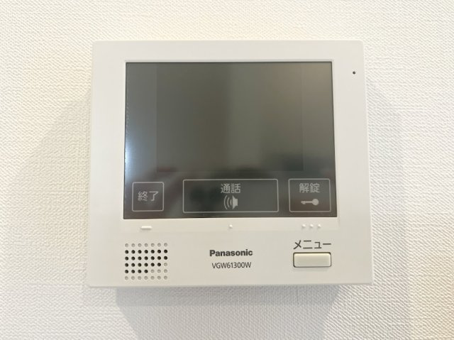 カーサルピナスティーアールのセキュリティ|モニター付きインターホンです（101号室写真）