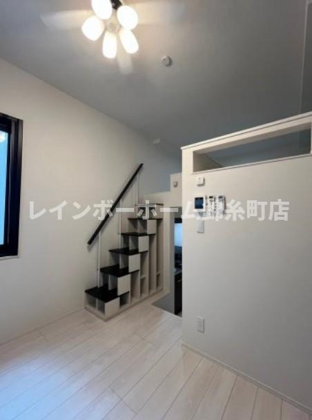江戸川区松島４丁目のアパートの居間・リビング|※建築中のため参考写真となります。