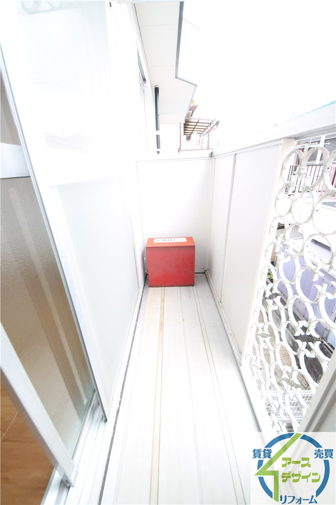 スカイハイツⅢのバルコニー|※類似部屋