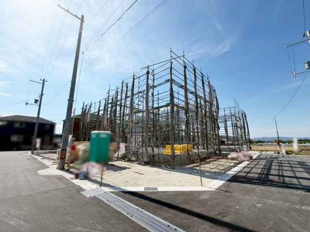 新築戸建　クレイドルガーデン曽我部町寺長縄手の外観|現地写真(5/14撮影)