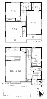 【間取り】 | 【仲介手数料無料！！】日野市石田1丁目　新築戸建て（全4棟）A号棟　3780万円