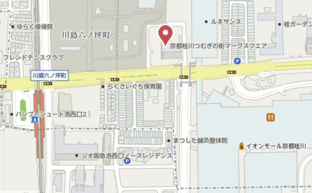 京都桂川つむぎの街マークスクエア　10階の地図