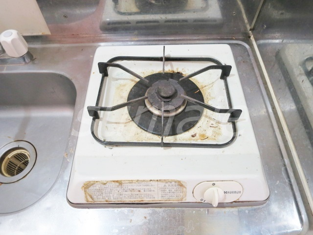 シャンテ十条仲原のキッチン|1口ガスコンロ付です♪