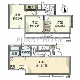 【間取り】 | 下高井戸戸建