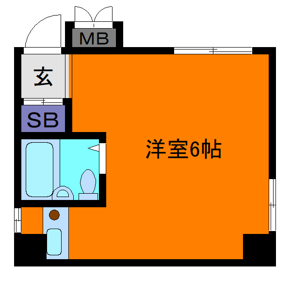 コムーネ灘の間取り