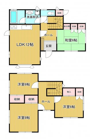 【間取り】 | 藤原台南町5丁目戸建て | 藤原台南町戸建て(Good Home)