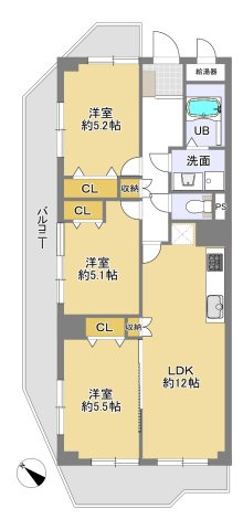【間取り】の画像