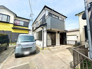 【外観】 | 中央区横山台1丁目 中古戸建て | 販売現地　外壁・屋根塗装済　南側約4.1ｍ位置指定道路（私道・持分有）　駐車2台（車種によります）