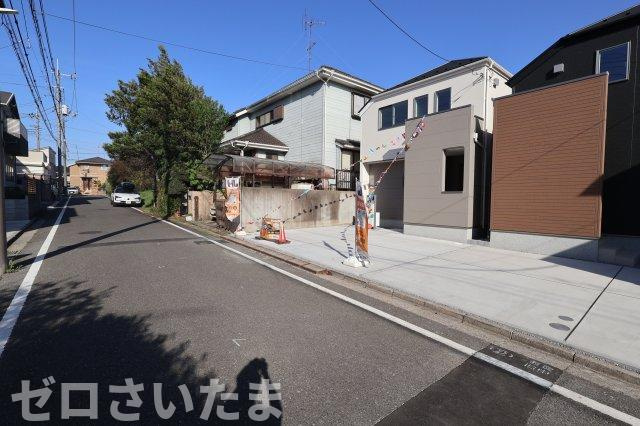 《仲介手数料無料》緑区松木３丁目13-3新築一戸建てリナージュの外観|車の通りも少なく閑静な住宅街です。