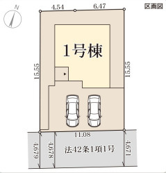 リーブルガーデン香芝市穴虫3期の区画図