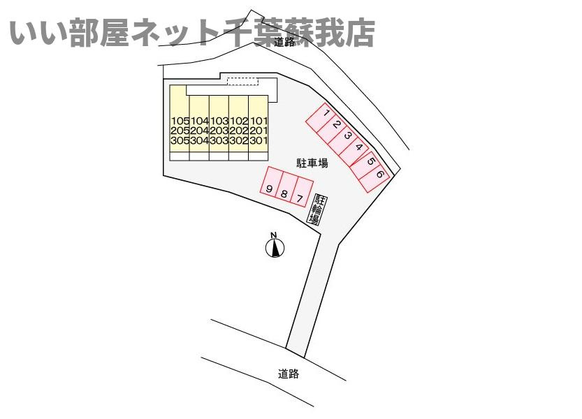 サンモール　わかばの区画図