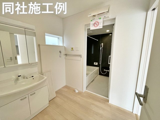 新築戸建　クレイドルガーデン曽我部町寺長縄手の洗面所|同社施工例
