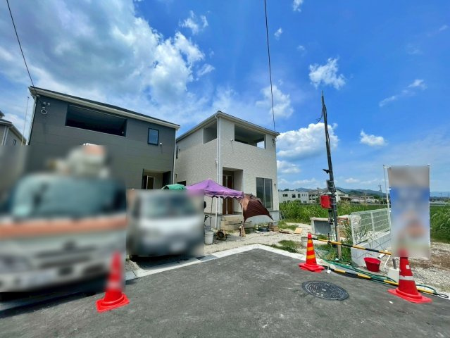 新築戸建　クレイドルガーデン曽我部町寺長縄手の外観|7/17現地写真