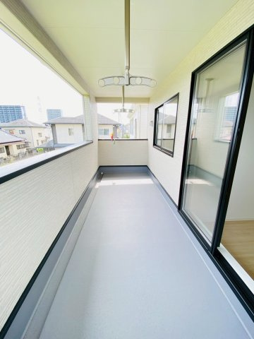 クレイドルガーデン／菊陽町津久礼第11／2号棟のバルコニー