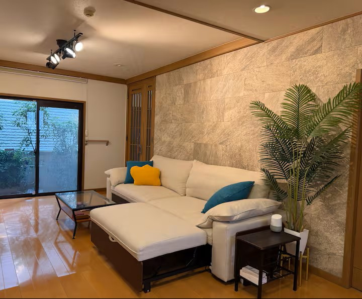 渋谷区東　中古戸建の居間・リビング