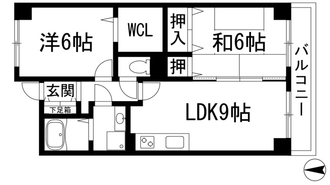 【間取り】 | レジェンド甲東園