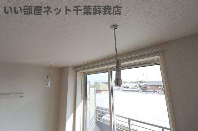 マハナ の内装|室内物干