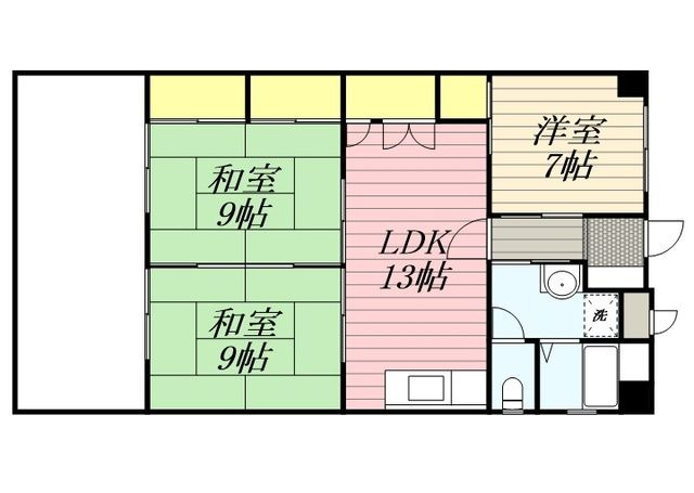 プレアール長門石の間取り