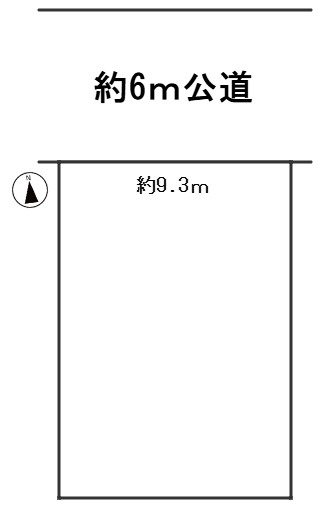 ６６３７０　岐阜市福光東土地の区画図